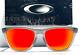 New Oakley Frogskins Range Matte Grey Smoke Ink Prizm Ruby Lens Sunglass 9284-01