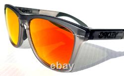 NEW Oakley Frogskins Range Matte Grey Smoke Ink PRIZM Ruby Lens Sunglass 9284-01