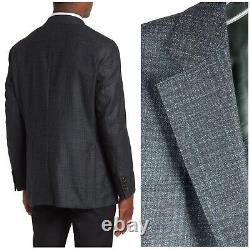 NEW Peter Millar Range Wool Cashmere Windowpane Sport Coat Blazer Men Size 42L