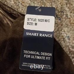NEW Smart Range Men BRANDO Waistcoat Biker Suede Moto Leather Vest Size Medium
