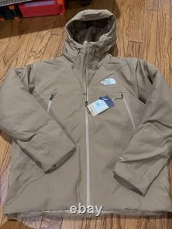 NEW The North Face Mountain Range Down Jacket Mens Large Utility Brown $350