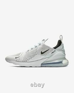 NIKE Mens Air Max 270 Size 10 EU 45 White Black Icons Range RRP £130