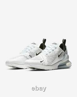 NIKE Mens Air Max 270 Size 10 EU 45 White Black Icons Range RRP £130