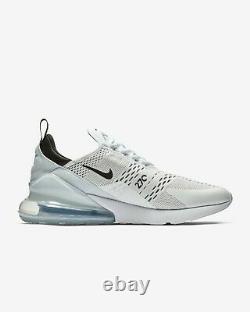 NIKE Mens Air Max 270 Size 10 EU 45 White Black Icons Range RRP £130