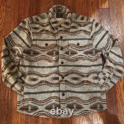 NWT Faherty Thunder Voice Eagle Range High Pile Fleece CPO Jacket Mens Large