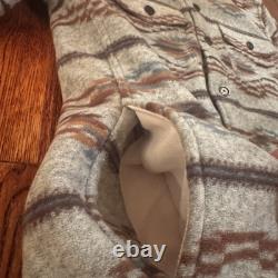 NWT Faherty Thunder Voice Eagle Range High Pile Fleece CPO Jacket Mens Large