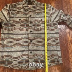 NWT Faherty Thunder Voice Eagle Range High Pile Fleece CPO Jacket Mens Large