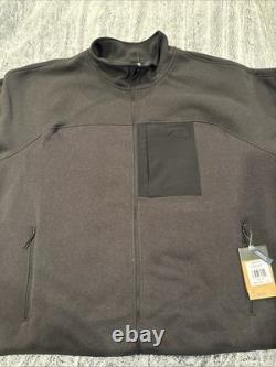 NWT The North Face Jacket Mens 4XL Black Heather Big Front Range Full Zip Fleece
