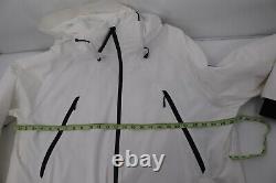 NWT timberland jacket Mens XXL white Therma Range Waterproof hooded pockets