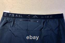 New! ($115 Retail) Men's Sz XL Nike Trail Dawn Range Dri-Fit Running Pants Black