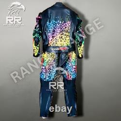 New Biker 2023 Handmade Motorcycle Men Motorbike Leather Racing Suit