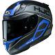 New Hjc Top Of The Range Rpha 11 Saravo Blue Helmet Size Large Rrp £349.99
