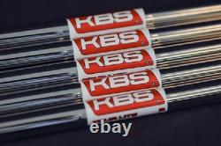 New KBS Tour Lite. 355 Taper Tip Steel Iron Shafts Stiff Flex 100G 4-PW Set Of 7