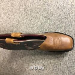 New Men's Rocky 8656 Brown & Navy Long Range Western Boots Size 11 Wide