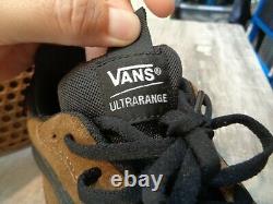 New Men's VANS UltraRange Pro Brown Leather Shoes Size 10 Skateboard Ultra Range