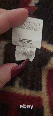 New RARE Vintage Patagonia Coat Mens Size L Nuevo Range Aztec Sherpa Line Canvas