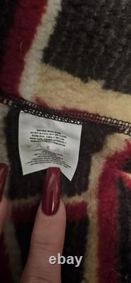 New RARE Vintage Patagonia Coat Mens Size L Nuevo Range Aztec Sherpa Line Canvas