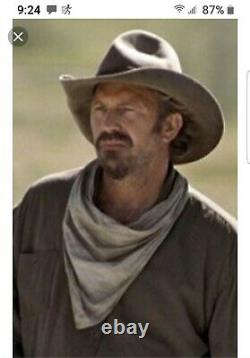 New Resistol Kevin Costner Cowboy hat Replica from the Movie Open Range