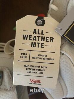 New Vans Ultra Range EXO HI MTE Gore-Tex Shoes Oatmeal Marshmallow Men Size 9.5