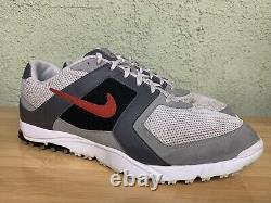 Nike Air Range WP Golf Shoes Size Men's 11.5 White Grey Red 418541-161