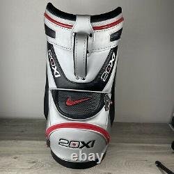 Nike Golf 20XI Mini Range Bag Den Caddy Silver Red Black RARE! See description