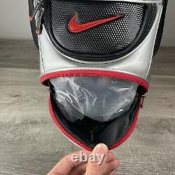 Nike Golf 20XI Mini Range Bag Den Caddy Silver Red Black RARE! See description