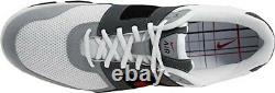 Nike Golf AIR Range WP Golf Shoes White/Red/Grey 418541-161 Men's Size 9.5 NEW