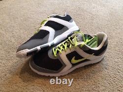 Nike Golf Air Range WP Golf Shoes Black/Cyber/White Size 10.5 NEW DEAD STOCK TW