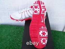 Nike Golf Air Range WP II US Size 11 Medium White & Red Spikeless Golf Shoes NEW