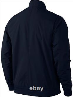 Nike Range Harrington Water Resistant Men Full Zip Jacket Black 726236 Medium