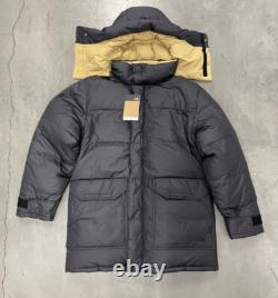 North Face 77 Brooks Range Parka Black Antelope Tan Mens NWT Jacket