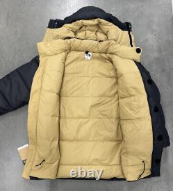 North Face 77 Brooks Range Parka Black Antelope Tan Mens NWT Jacket