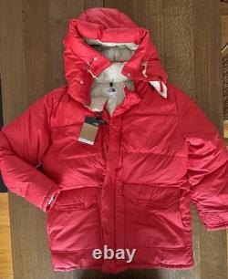 North Face 77 Brooks Range Parka Down Puffer Red Mens L NWT Jacket