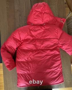 North Face 77 Brooks Range Parka Down Puffer Red Mens L NWT Jacket