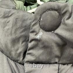 North Face Jacket Mens M Black Puffer Brooks Range Down Ripstop Parka Hooded