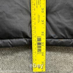 North Face Jacket Mens M Black Puffer Brooks Range Down Ripstop Parka Hooded