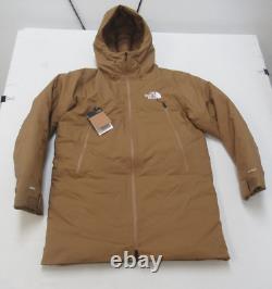 North Face Mountain Range Down Parka Mens Medium Utility Brown