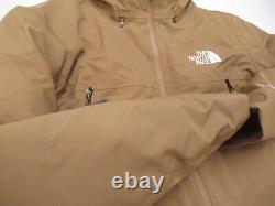 North Face Mountain Range Down Parka Mens Medium Utility Brown