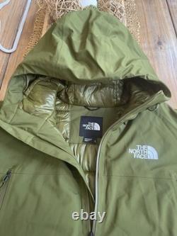 North Face Range Down 600 Hyvent Down Parka Mens XL Moss Green Nwot Dry/warm