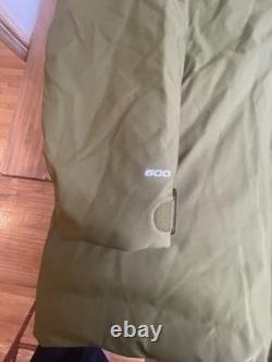 North Face Range Down 600 Hyvent Down Parka Mens XL Moss Green Nwot Dry/warm