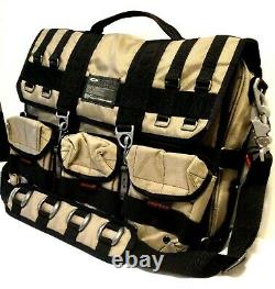 OAKLEY TACTICAL FIELD GEAR AP BAG Tan SI Range Laptop Messenger Pack Mechanism