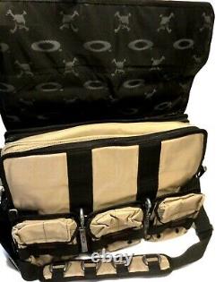 OAKLEY TACTICAL FIELD GEAR AP BAG Tan SI Range Laptop Messenger Pack Mechanism