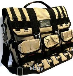 OAKLEY TACTICAL FIELD GEAR AP BAG Tan SI Range Laptop Messenger Pack Mechanism