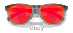 Oakley 0OO9284A Frogskins range a 928401- Matte grey smoke/grey ink 55-17-136