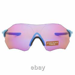 Oakley EVZERO RANGE Sunglasses OO9327-05 Matte Sky Blue With PRIZM Trail Lens