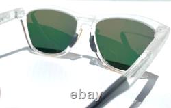 Oakley FROGSKINS RANGE Crystal Clear POLARIZED Galaxy Jade Lens Sunglass 9284