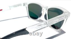 Oakley FROGSKINS RANGE Crystal Clear POLARIZED Galaxy Jade Lens Sunglass 9284