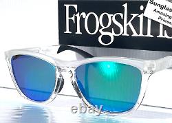 Oakley FROGSKINS RANGE Crystal Clear POLARIZED Galaxy Jade Lens Sunglass 9284