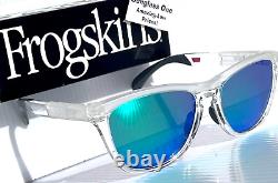 Oakley FROGSKINS RANGE Crystal Clear POLARIZED Galaxy Jade Lens Sunglass 9284