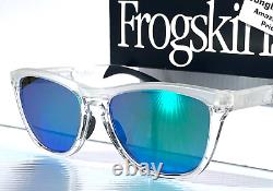 Oakley FROGSKINS RANGE Crystal Clear POLARIZED Galaxy Jade Lens Sunglass 9284